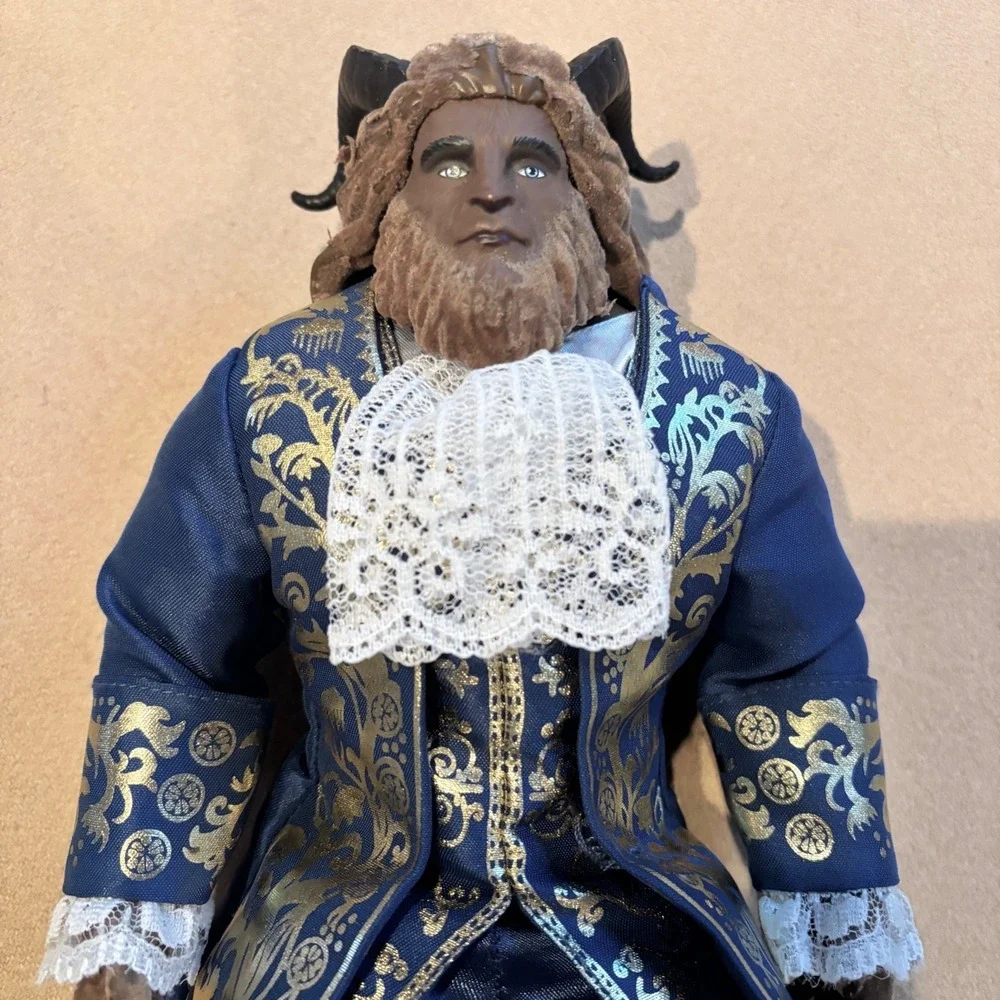 Disney Beauty and‎ the Beast Live Action Prince Adam Flocked Doll 12 Inches